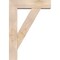 Ekena Millwork Traditional Block Smooth Bracket w/ Offset Brace, Douglas Fir, 7 1/2"W x 28"D x 40"H BKT0806X28X40TRA05SDF - alternate 2